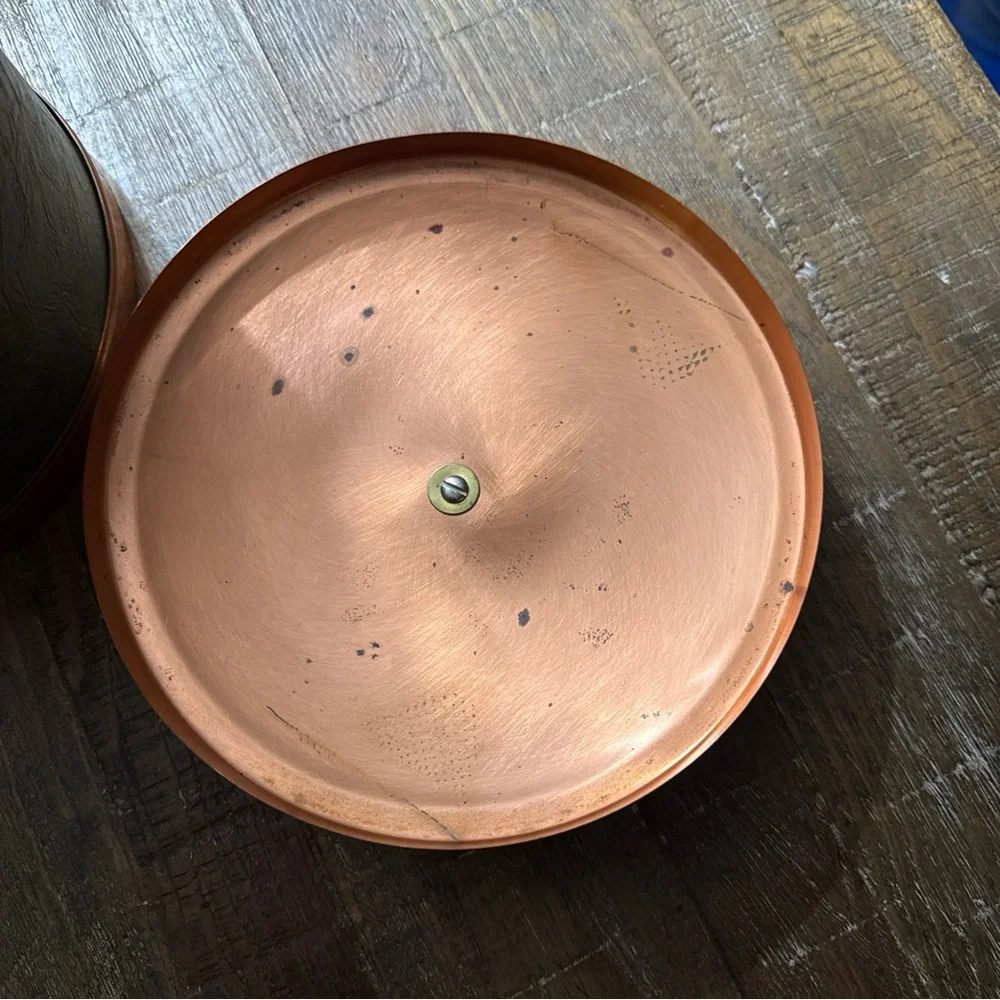 Coppercraft Guild Brushed Copper Ice Bucket with Signature Seal